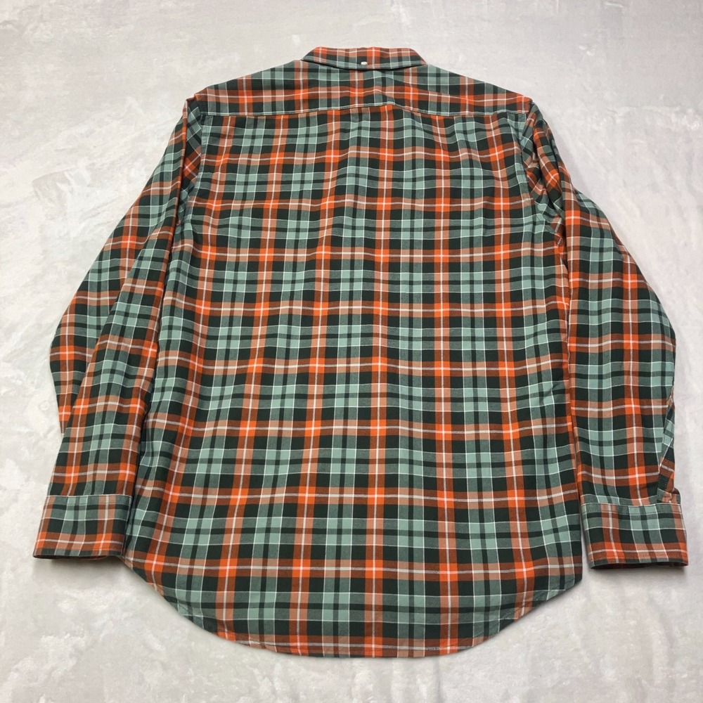 Taylor Stitch The Jack Button Down Rust Plaid Oxford Shirt Mens 40 / M Huckberry - Picture 3 of 8